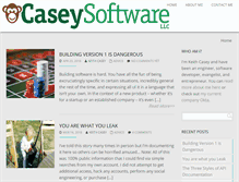 Tablet Screenshot of caseysoftware.com